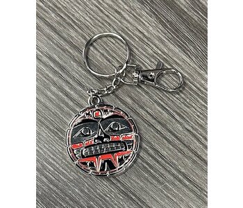 Metal Keychain - Moon by Andromeda Reece