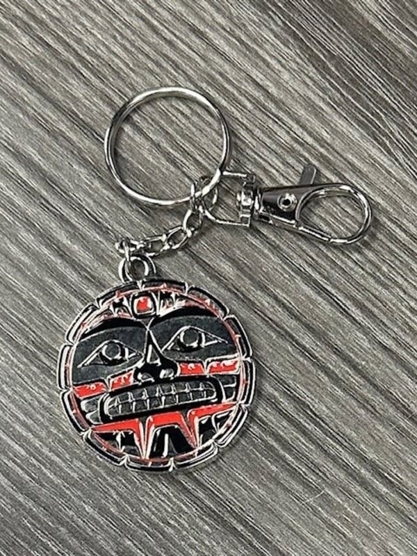 Metal Keychain - Moon by Andromeda Reece