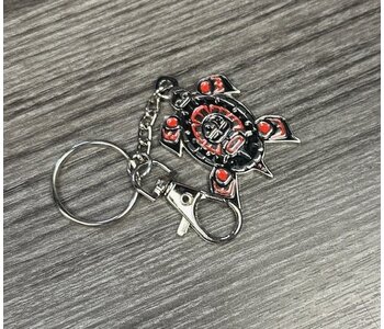 Metal Keychain - Turtle by Andromeda Reece