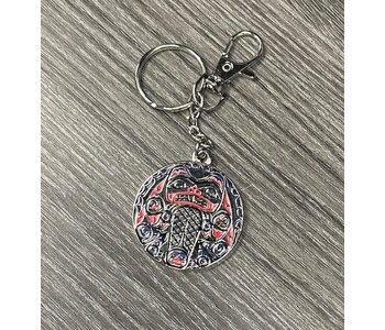 Metal Keychain - Beaver by Andromeda Reece