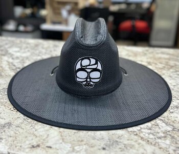 Skull  Full Brim Golf Hat by Patricia Mather