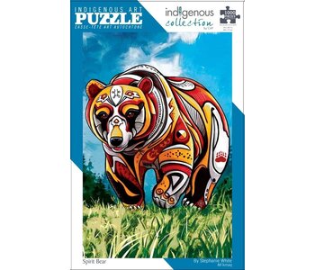 1000 Piece Puzzle Spirit Bear by Stephanie White