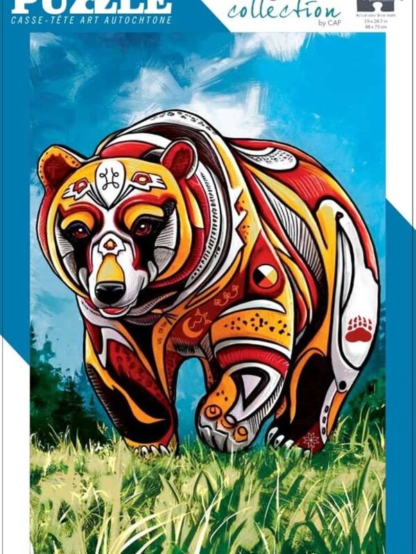 1000 Piece Puzzle Spirit Bear by Stephanie White