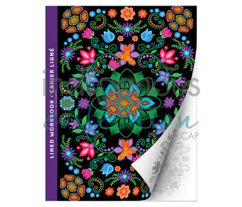 Lined Workbook Infinity by Tracey Metallic