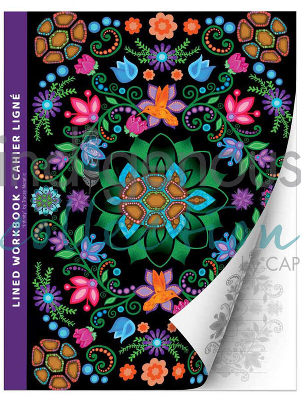 Lined Workbook Infinity by Tracey Metallic