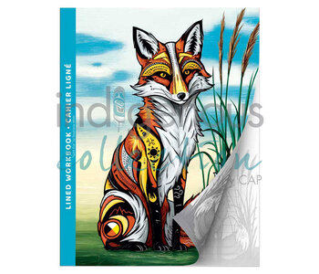 Lined Workbook  Spirit Fox by Stephanie White