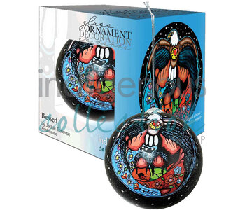 Glass Ornament Blessed by Jackie Traverse