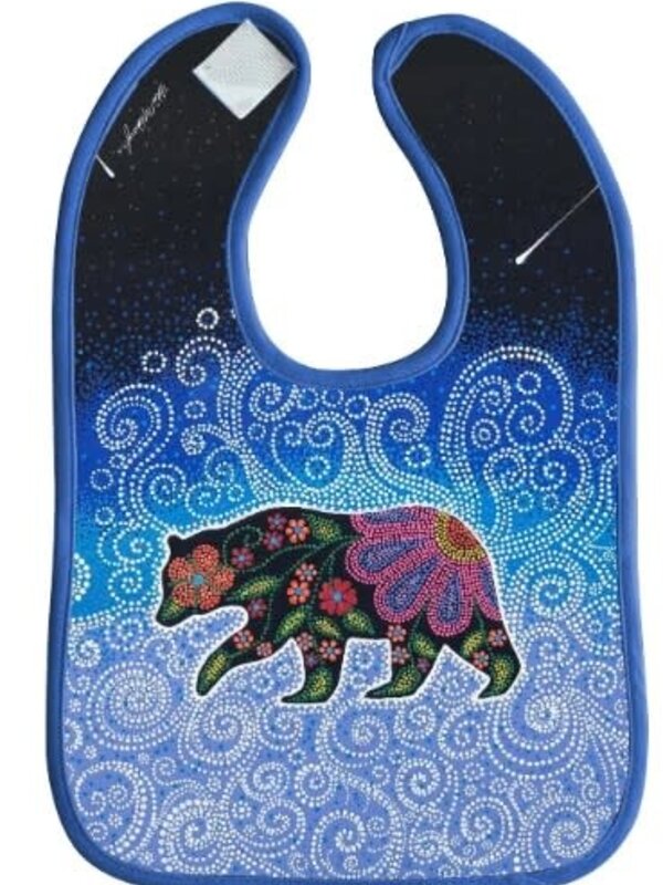Microfibre Bib Celestial Bear by Kim McDonough