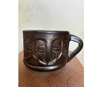 Pottery by Cynthia Robinson - Eagle Feather Mug