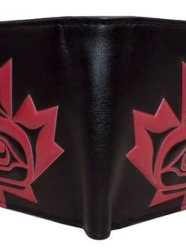 Men's Maple Leaf wallet by Andy Everson
