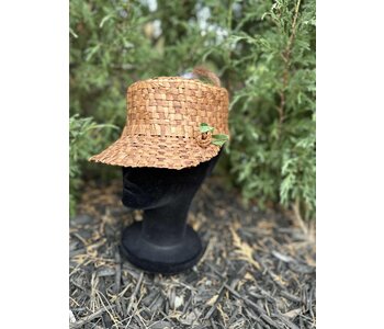Woven Cedar Cap by Lee Prevost