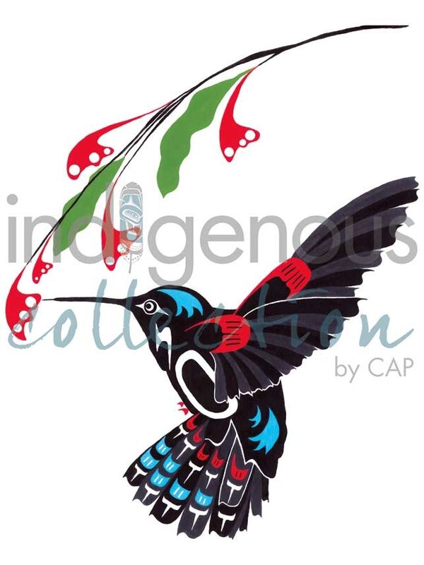 Art Card 6x9 Hummingbird by Shirley Babcock