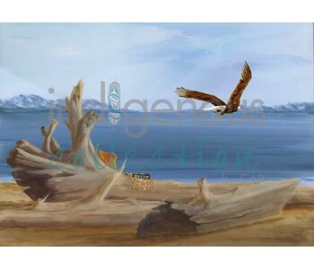 Framed Art Card Taking Flight by Jean Taylor
