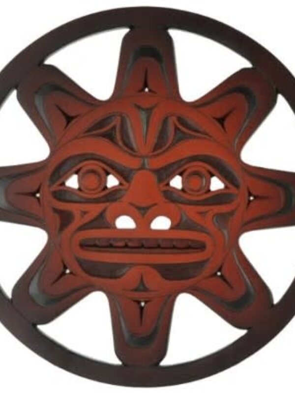 Sun Mask trivet (7 in) by  Mark Garfield