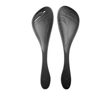 Salad Servers - Namwayut Collection  - Black by  Corrine Hunt
