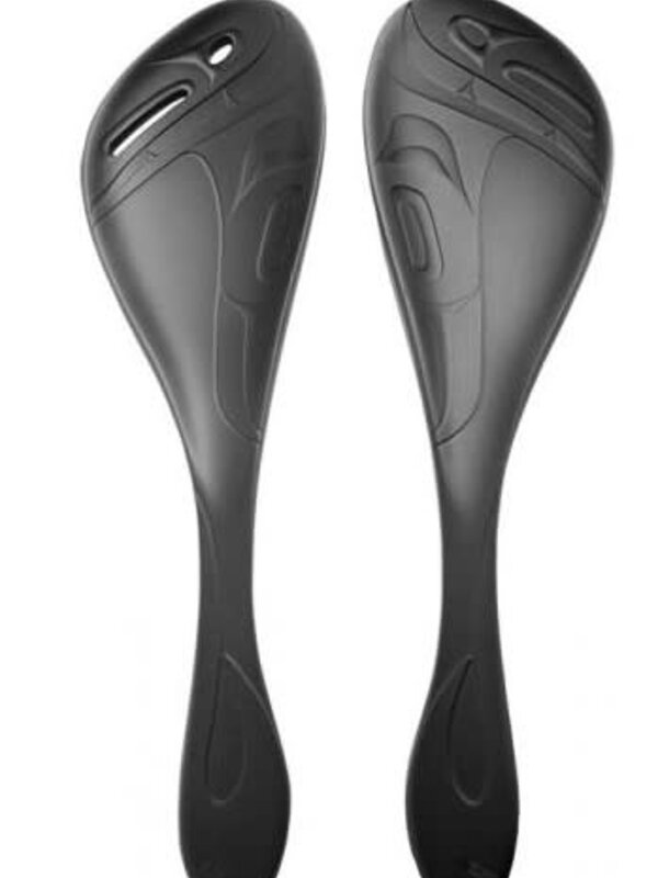 Salad Servers - Namwayut Collection  - Black by  Corrine Hunt