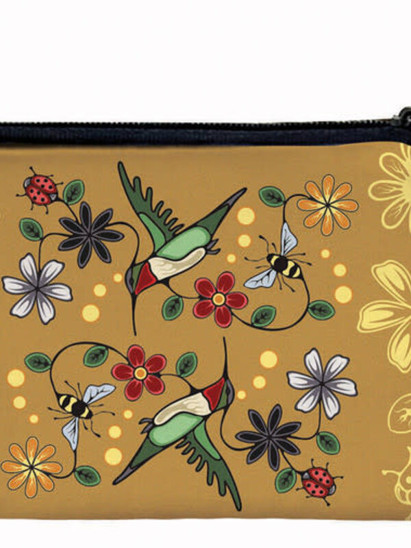 coin purse - Hummingbird (nenookaasi) by Storm Angeconeb