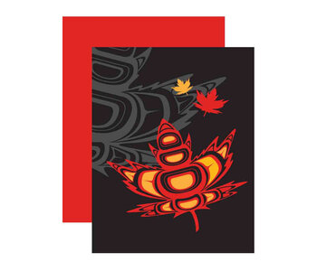 Notebook - Indigenous Maple Leaf