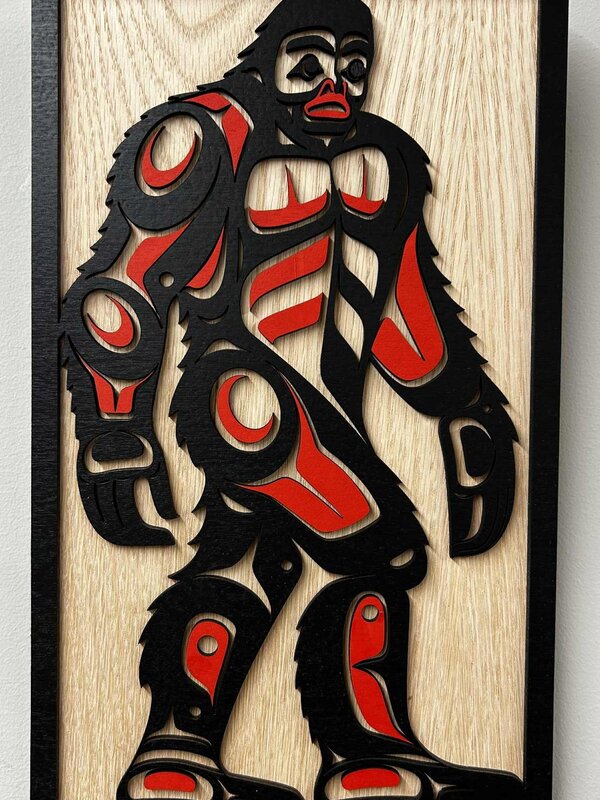 12" Plaque - Sasquatch by Raven Wolden