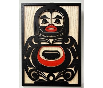 12" Wooden Plaque - New Life by Raven Wolden