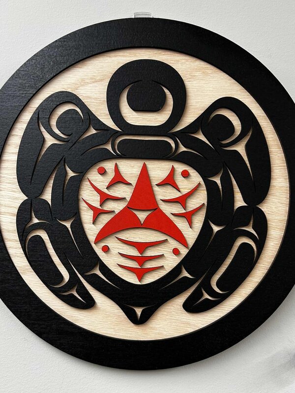 12" Wood Plaque - Turtle by Raven Wolden