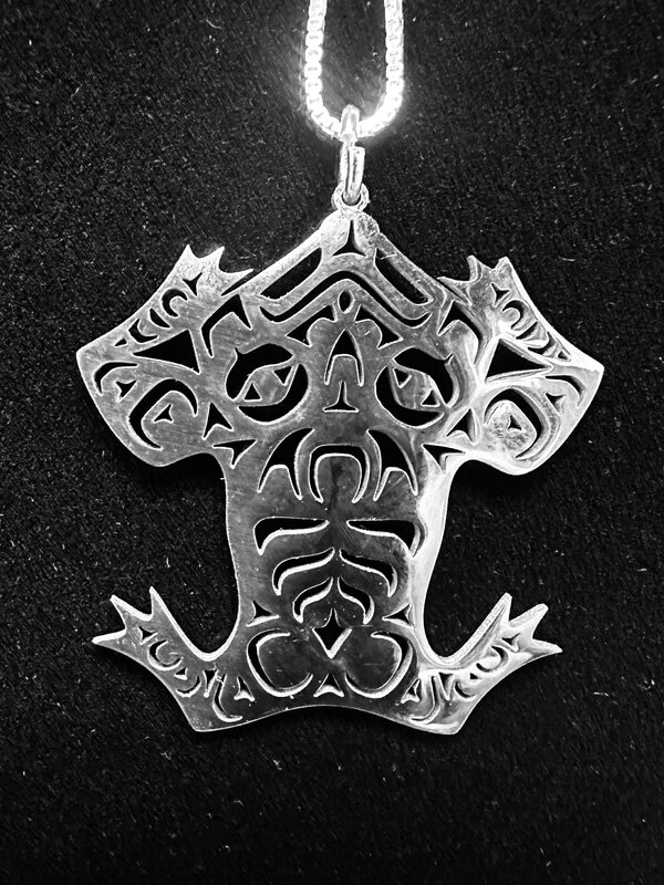 Stainless Pendant - Frog by Andromeda Reece