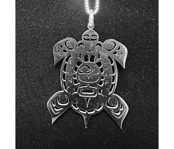 Stainless Pendant - Turtle by Andromeda Reece