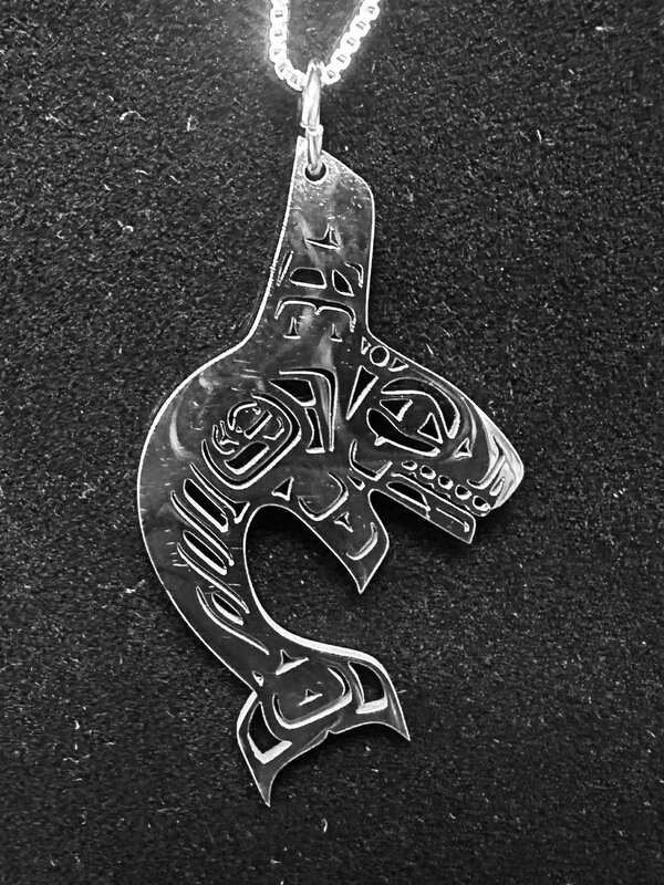 Stainless Pendant - Orca by Andromeda Reece