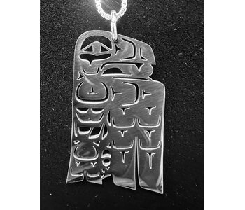 Stainless Pendant - Raven by Andromeda Reece