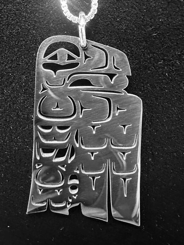 Stainless Pendant - Raven by Andromeda Reece