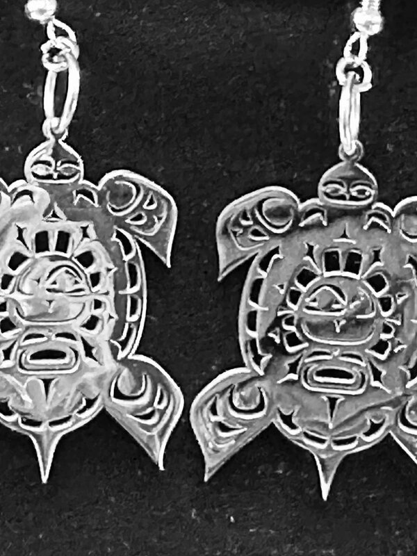 Stainless Earrings - Turtle by Andromeda Reece