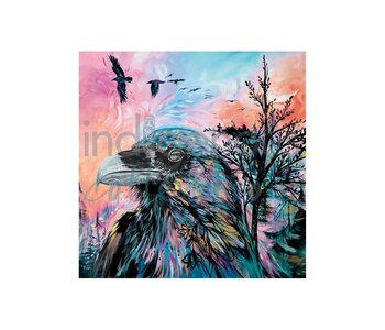 Art card 6x9 Raven's Nest by Carla Joseph