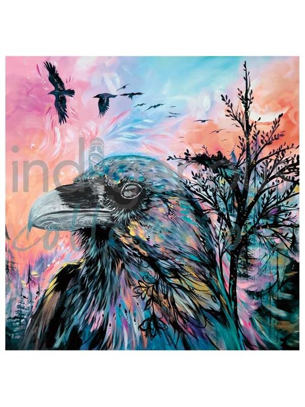 Art card 6x9 Raven's Nest by Carla Joseph