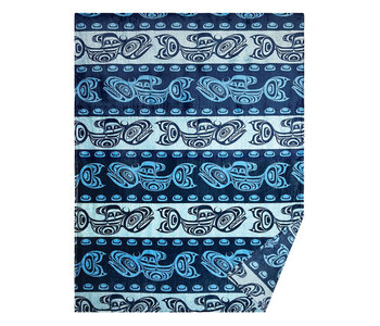 Fleece Blanket - Killer Whale by Yasakw (Shelly Samuels)