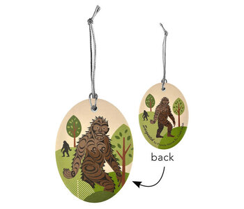 Ceramic Ornament - Sasquatch by Francis Horne, Sr.