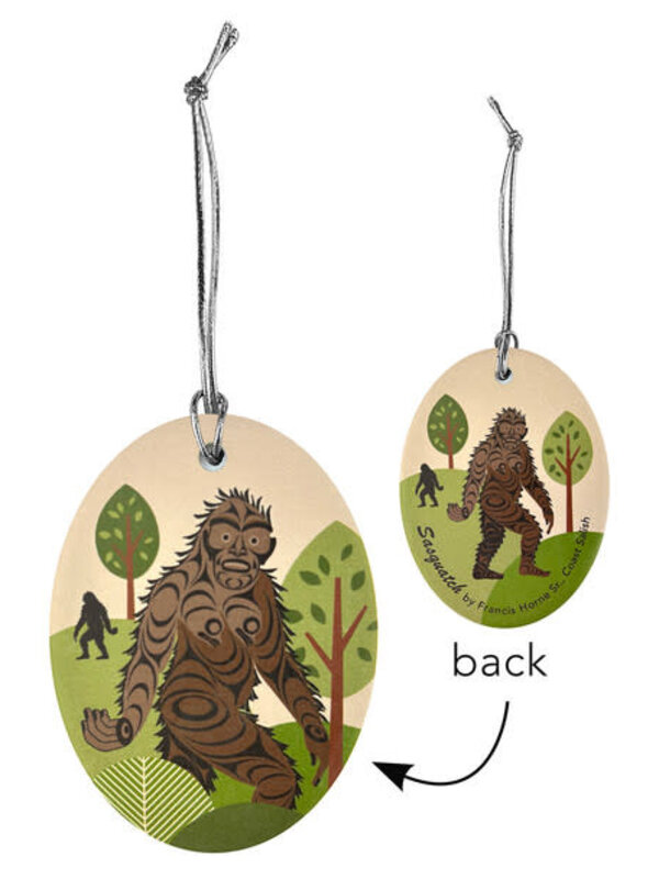 Ceramic Ornament - Sasquatch by Francis Horne, Sr.