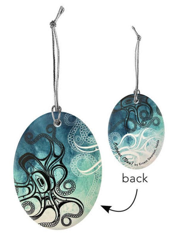 Ceramic Ornament - Octopus (Nuu) by Ernest Swanson