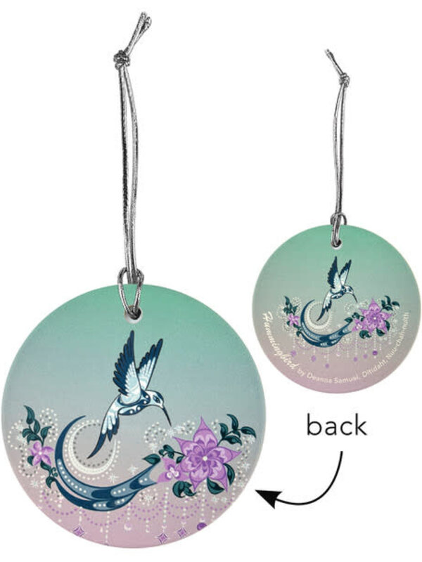 Ceramic Ornament - Hummingbird  by Deanna Samuel