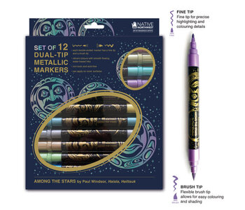 Metallic Felt Markers - Among the Stars by Paul Windsor