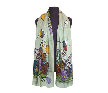 Signature Scarf - The Seven Teachings by Justine Proulx