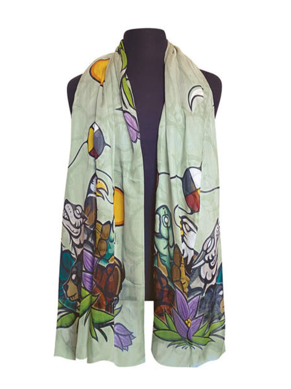 Signature Scarf - The Seven Teachings by Justine Proulx