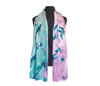 Signature Scarf - Hummingbird by Deanna Samuel