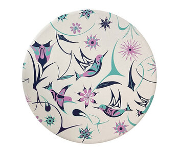 Ceramic Trivet - Hummingbirds by Nicole La Rock