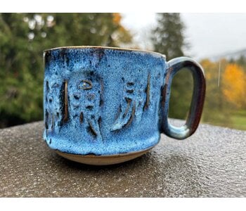 Hand Made Pottery by Cynthia Robinson - Eagle wing Mug