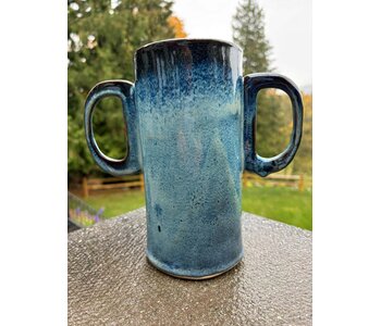 Cynthia Robinson Pottery - Large Vase Blue glaze