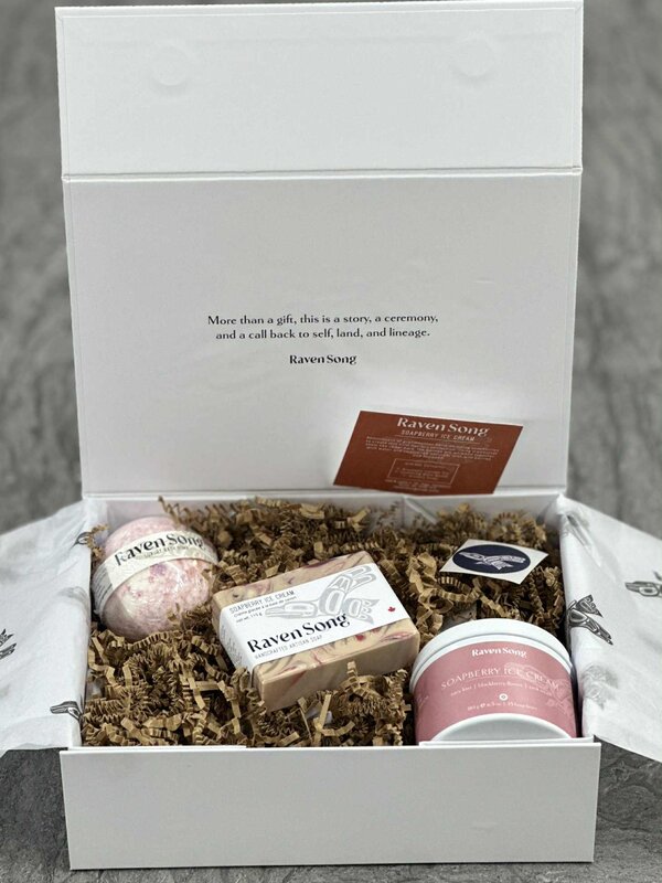 Soapberry Ice Cream Luxury Artisan Gift Box by Raven Song Soap