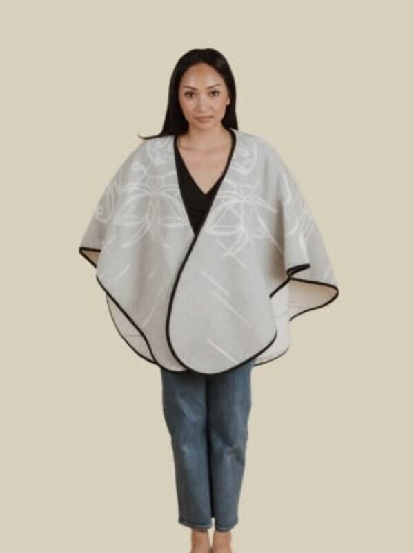 Mini Tipi Shawl - Birch Bark Design