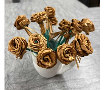 Hand Made Cedar Roses by Lee Provost
