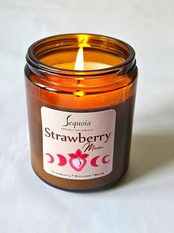 Strawberry Moon Candle by Sequoia