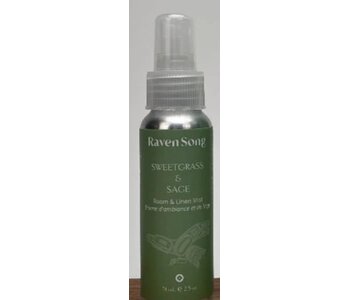 Sweetgrass & Sage Home + Linen Room Mist by Rainsong